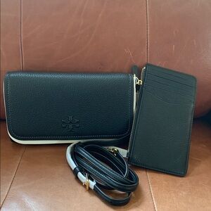 🖤NWT Tory Burch Black Crossbody and Card Holder🖤
